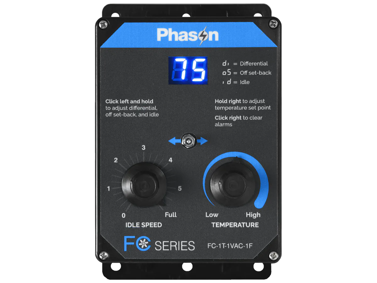 Variable Fan and Fixed-Stage Heater Controller