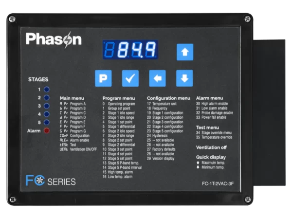 Staged Environment Controller for Fans and Heaters