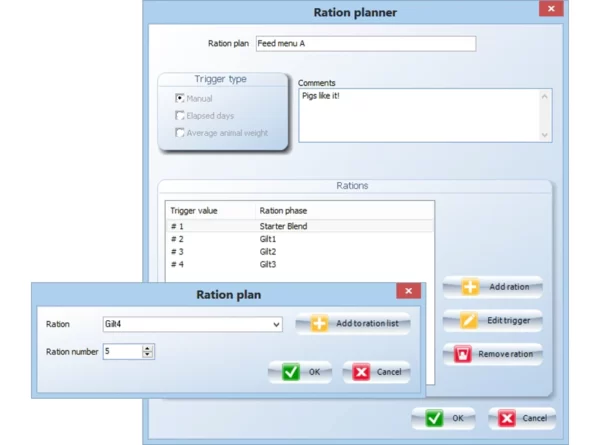 Select Ration Tracking